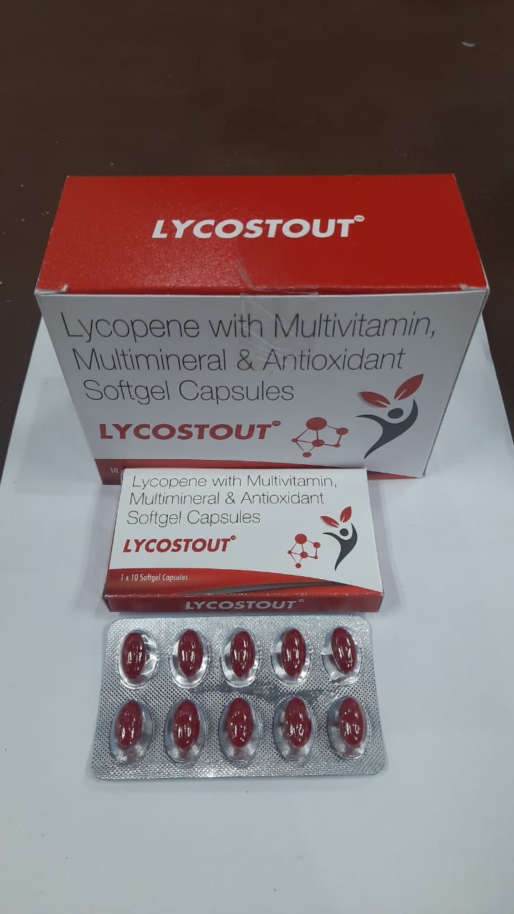 Lycostout softgel capsule