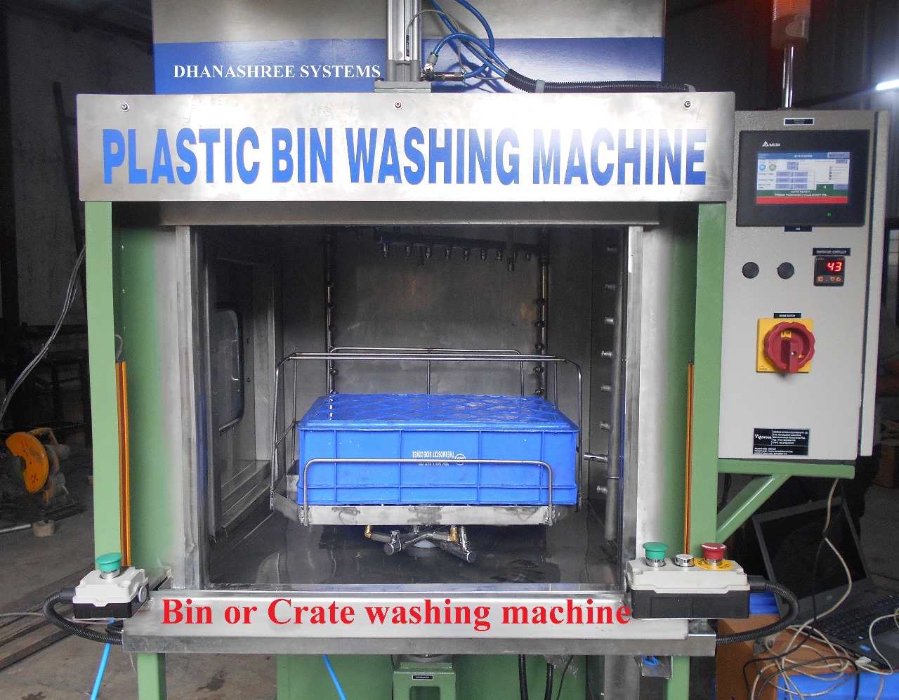 Bin or Crate washing machine
