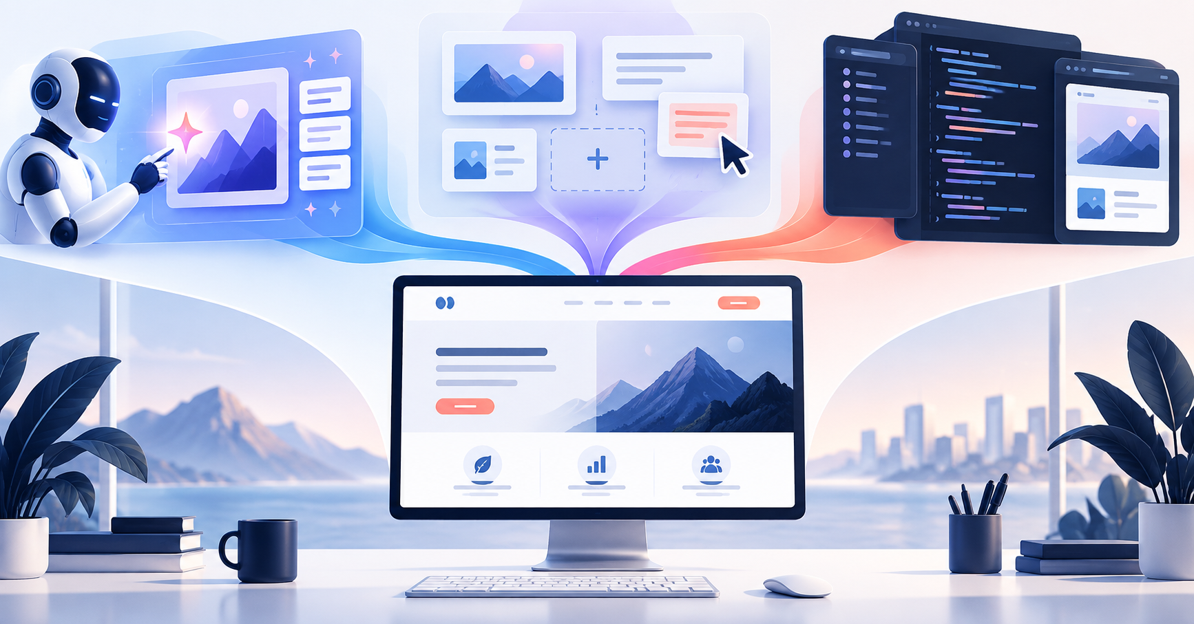 Visual guide for AI Website Builder vs Templates vs Custom Development: Which Is Right for Your Business?