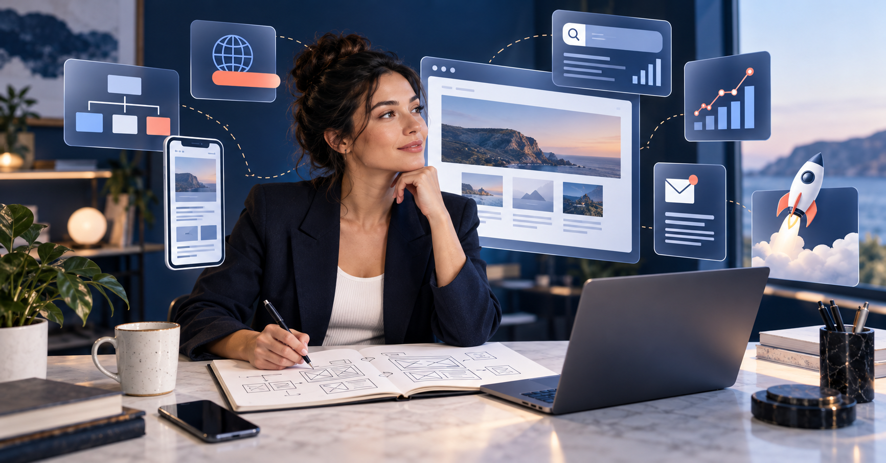 Visual guide for How to Create a Professional Business Website: A Practical 10-Step Guide